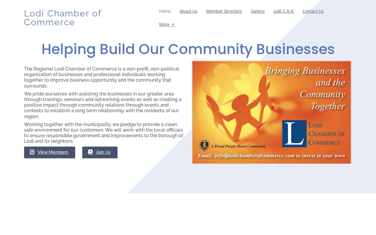 Lodi Chamber of Commerce website for local business and civic connections